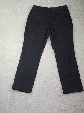 Christopher & Banks Sz 12P Signature Slimming Black Ponte High Rise Pants
